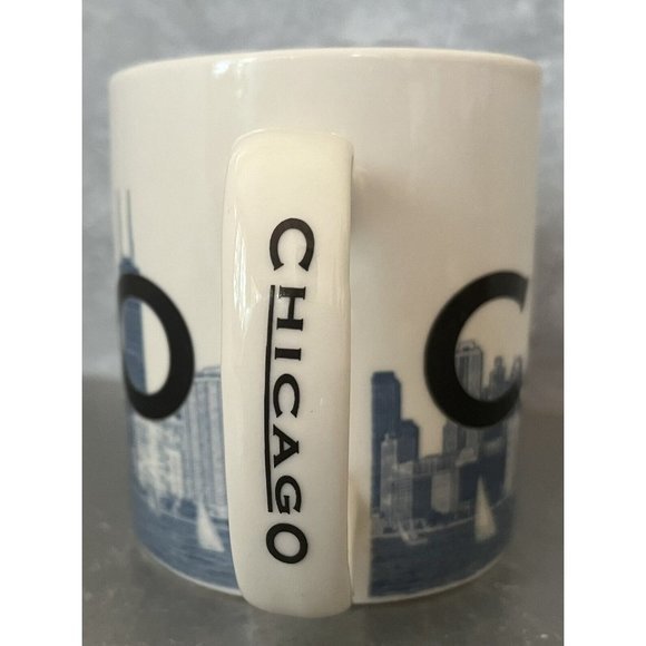 Starbucks 2002 Skyline Series Barista Series One Chicago The Windy City Mug Cup - Picture 4 of 7